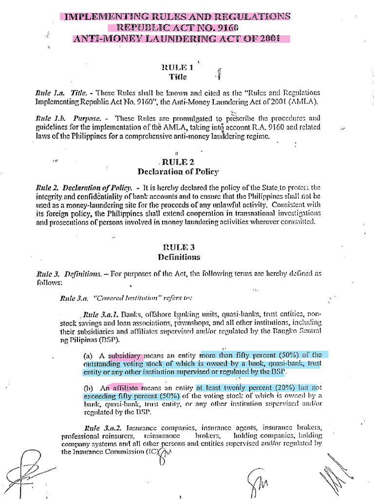 Ra 9160 | PDF