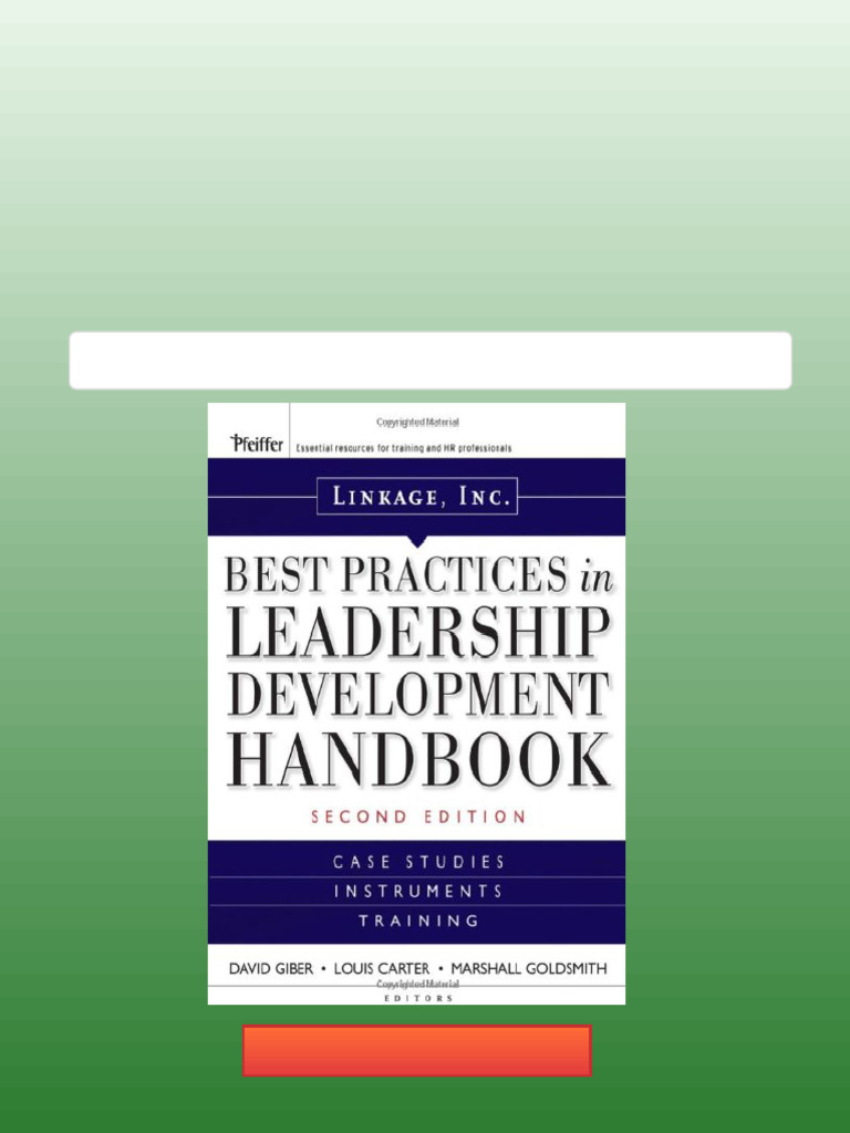 Linkage Inc s Best Practices in Leadership Development Handbook Case ...
