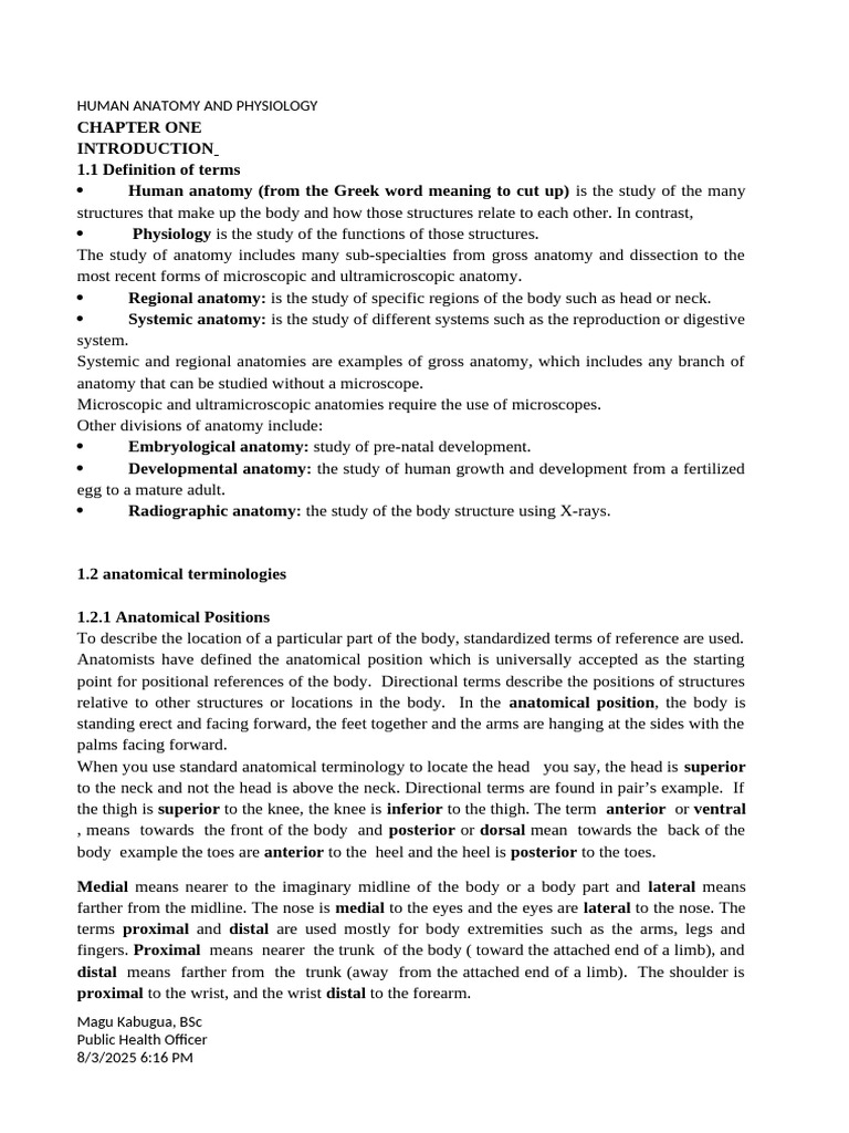 Human Anatomy and Physiology Notes | PDF | Endoplasmic Reticulum ...