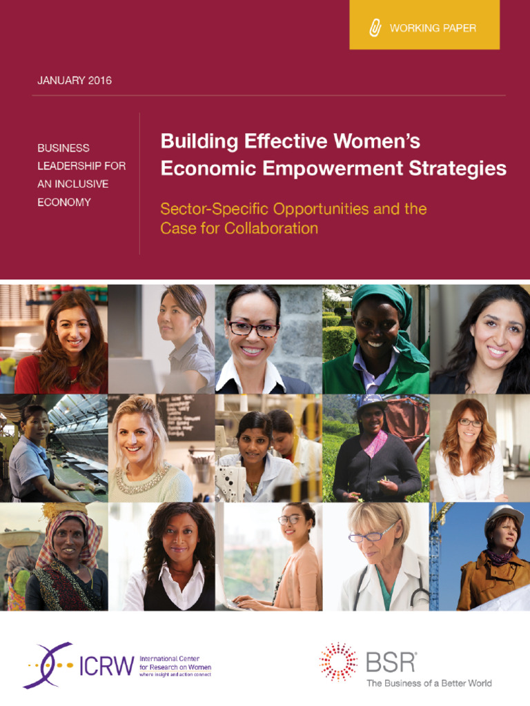 Effective Womens Empowerment Strategies | PDF | Empowerment | Economic ...