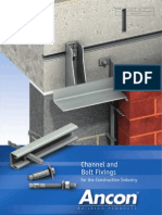 Ancon Channel & Bolt Fixings