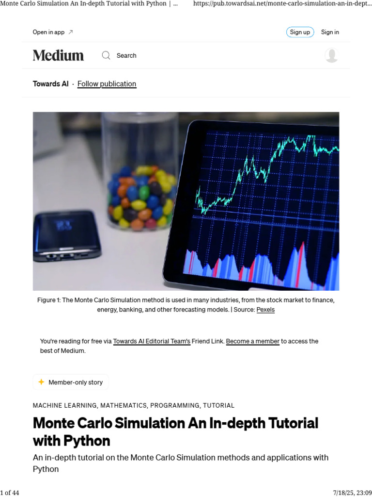 Monte Carlo Forecasting with AI | PDF | Artificial Intelligence ...