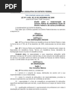 Lei Df 04450 2009 Carreira Assist Social