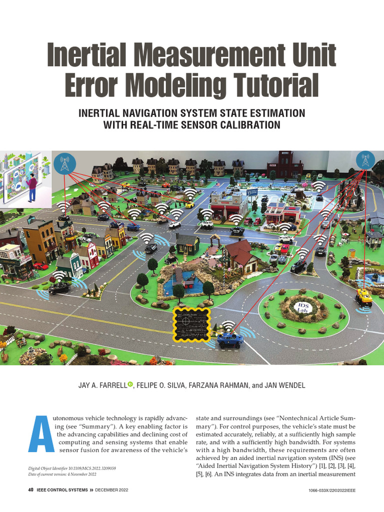 IMU Error Modeling for Navigation Systems | PDF | Inertial Navigation ...