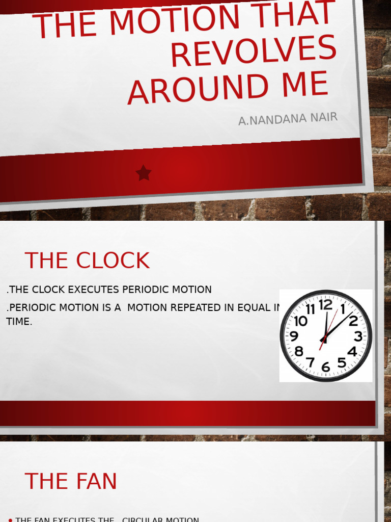 The Motion That Revolves Around Me | PDF