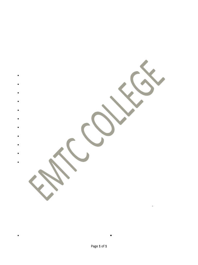 EMTC College Applications Now Open | PDF