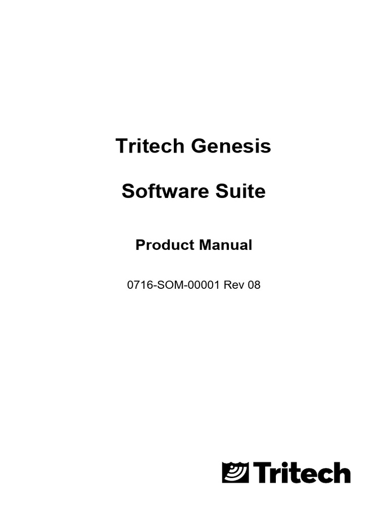Tritech Genesis Software User Guide | PDF | Icon (Computing ...