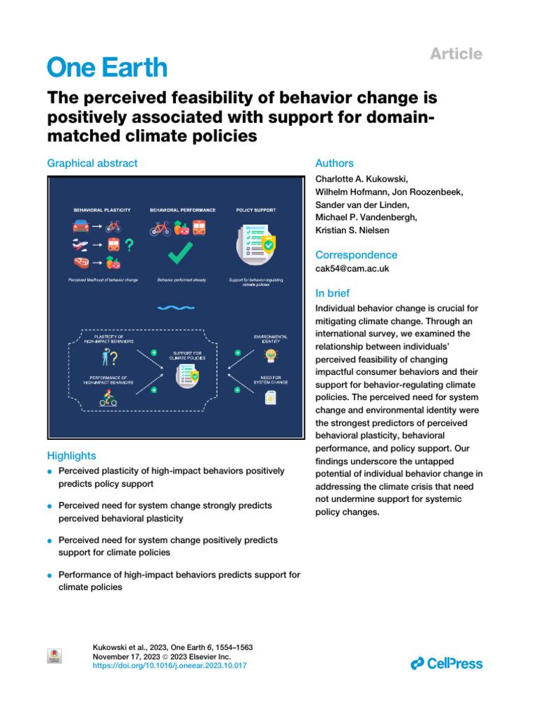 1 s2.0 S259033222300492X Main | PDF | Climate Change Mitigation ...