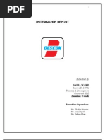 Download Internship Report Descon by Shanawer Baig SN89682264 doc pdf