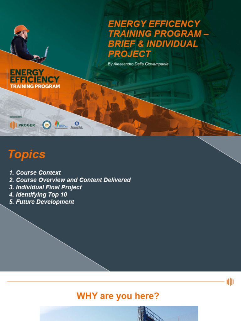 Energy Efficiency Training Program Overview | PDF | Energy Conservation ...