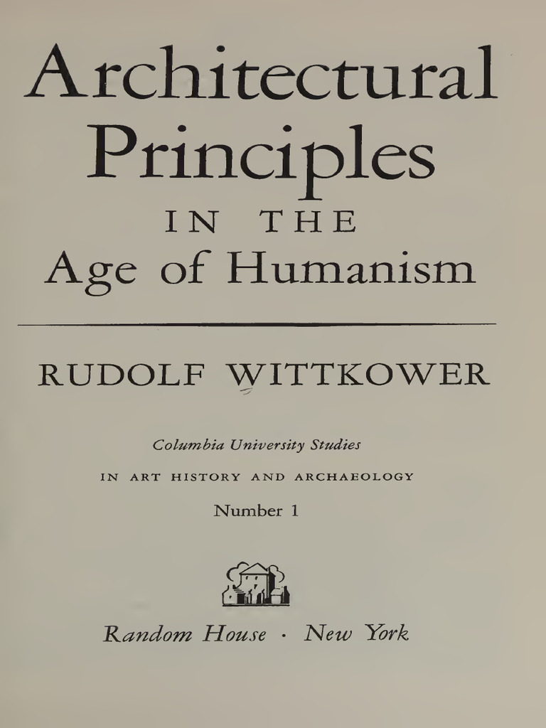 Architectural Principles of Humanism | PDF | Circle | Renaissance