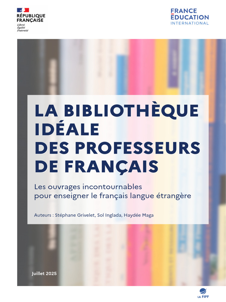 La Bibliothèque Idéale Des Professeurs de Français | PDF | Pédagogie ...