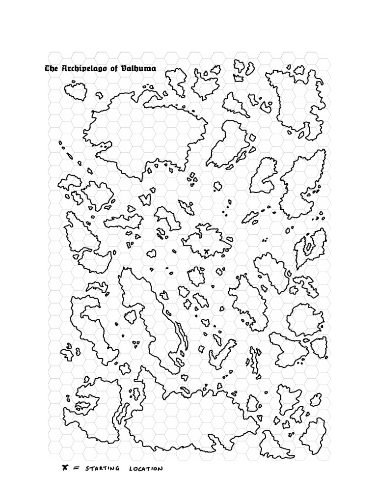Valhuma Archipelago Map - Game Impala | PDF