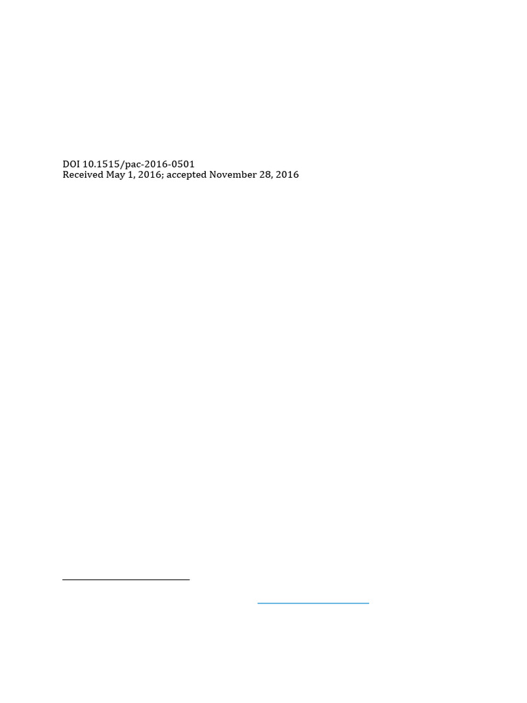 PAC REC 16 05 01 - Preprint161128 | PDF | Chemical Elements | Atoms