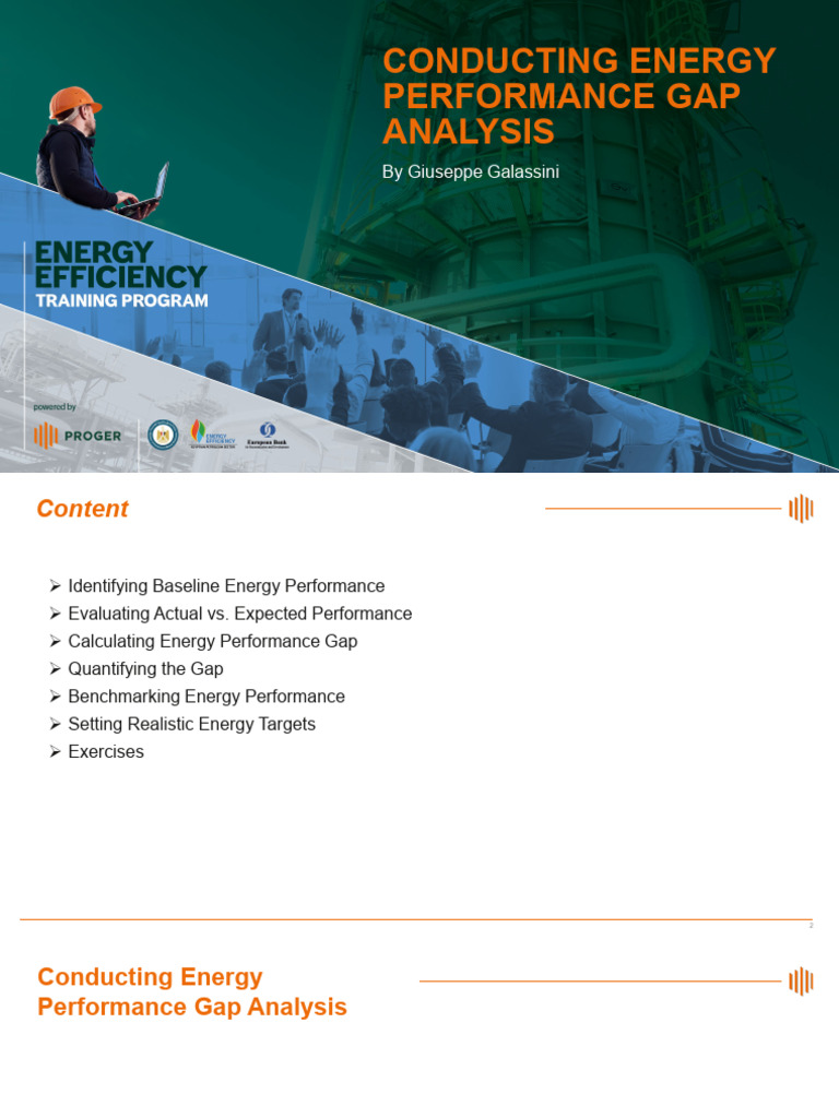 Energy Performance Gap Analysis Guide | PDF | Energy Conservation ...