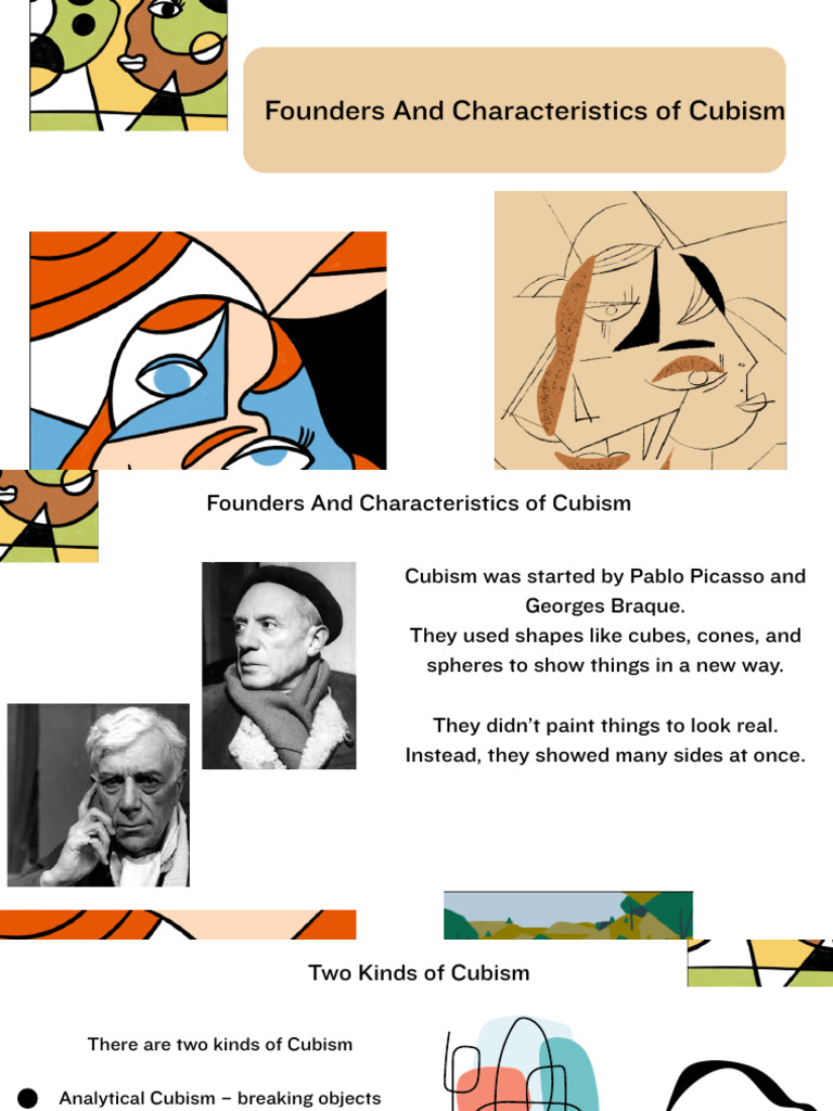 Founders and Characteristics of Cubism - 20250630 - 231547 - 0000 | PDF ...
