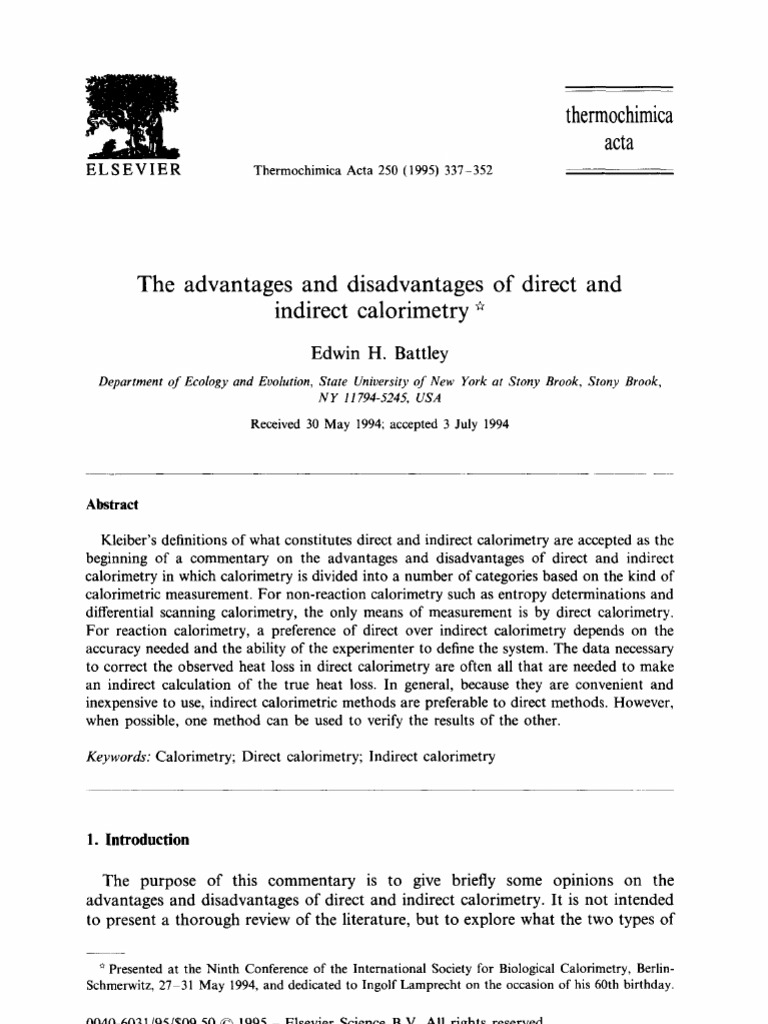Battley 1995 (Opinion) Advantages and Disadvantages of Direct