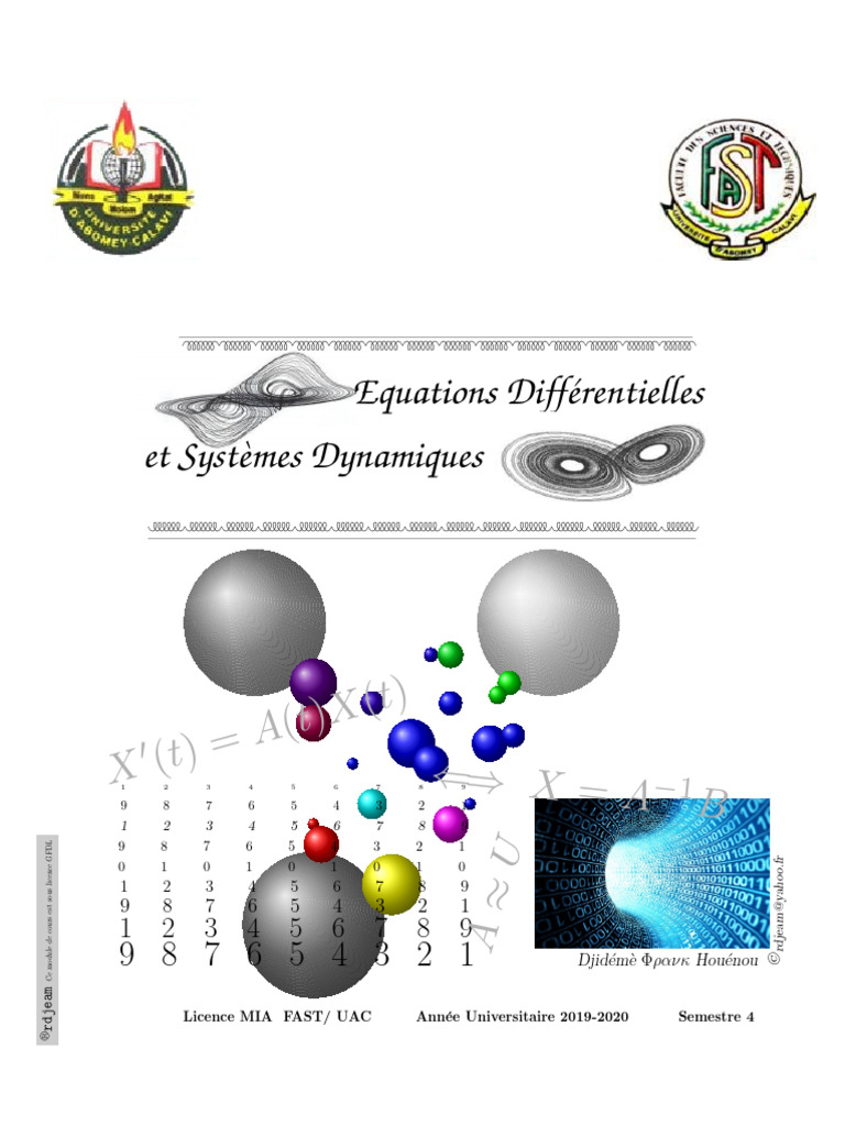 Introduction aux systèmes dynamiques | PDF | Attracteur | Équations
