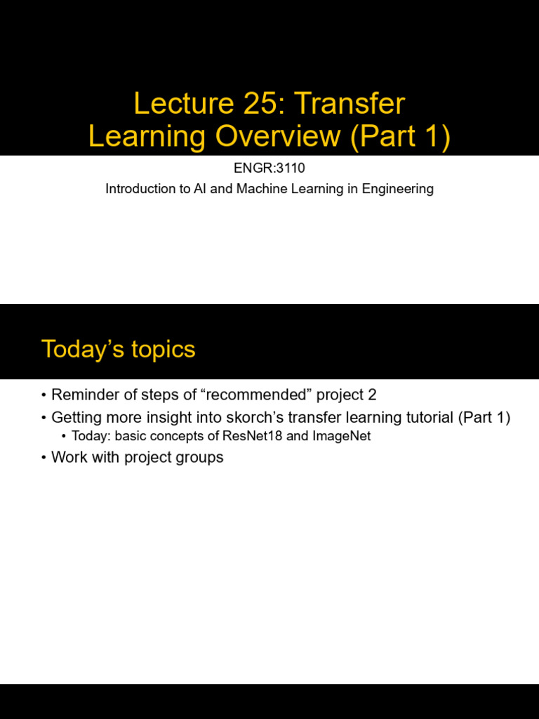 Transfer Learning with ResNet18 Overview | PDF | Regression Analysis ...