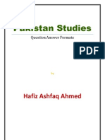 Pakistan Studies Complete Notes (Question Answer Format)