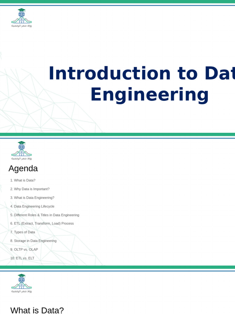 Data Engineering Essentials Explained | PDF | Data | Data Warehouse