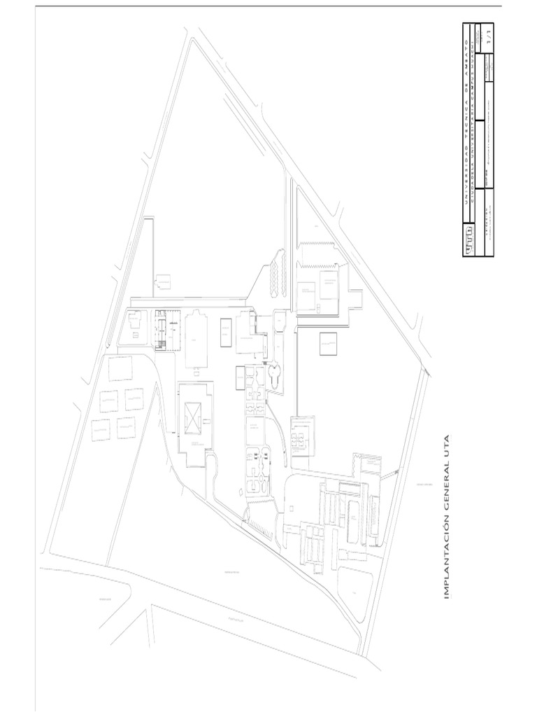 Mapa del Campus UTA Huachi | PDF | Ingeniería | Enseñanza de las ciencias