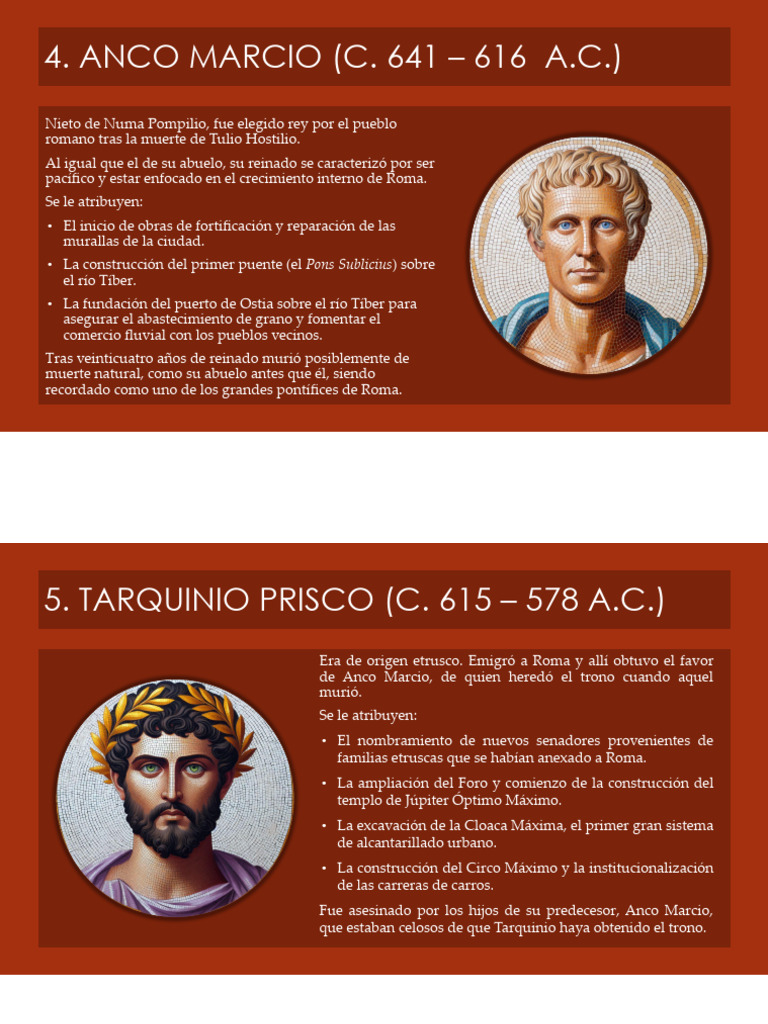 Reyes de Roma: Análisis de sus Reinos | PDF | Roma antigua | Europa antigua