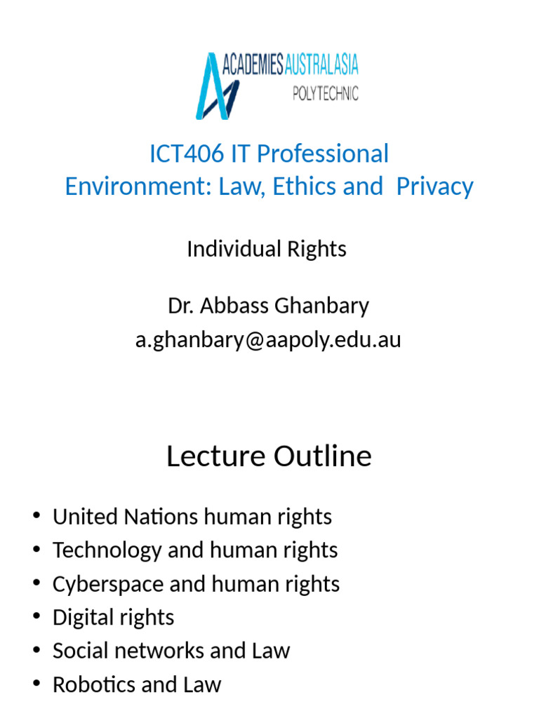 Human Rights in Digital Age | PDF | Human Rights | Robot