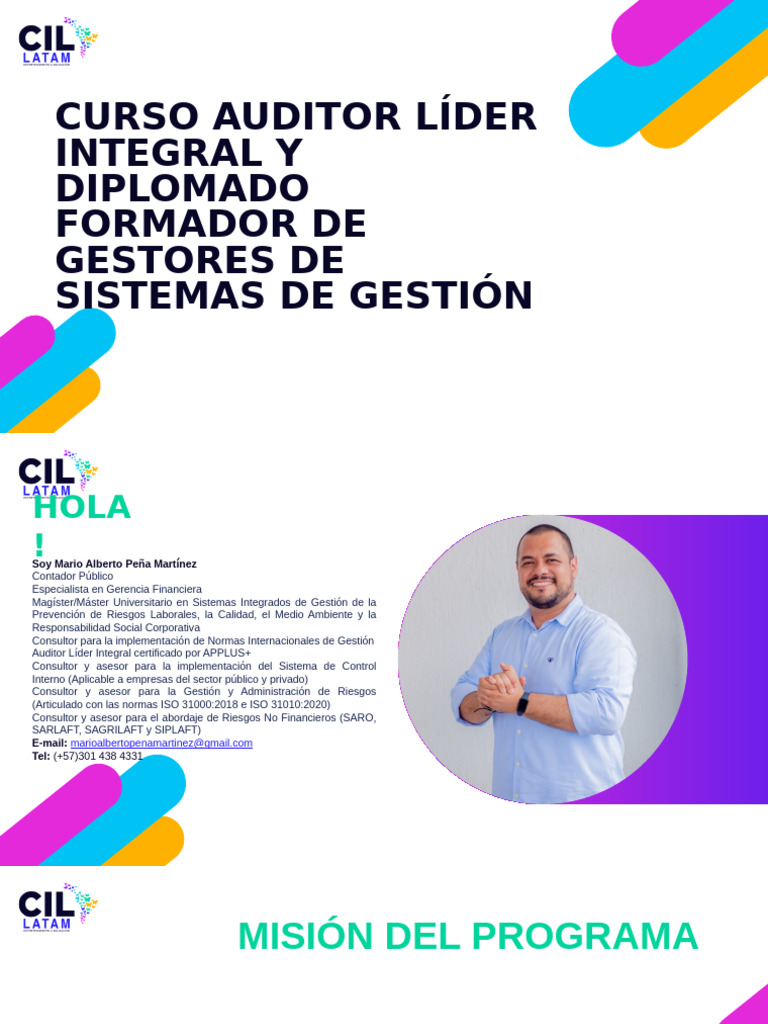 Curso de Auditoría y Gestión Integral | PDF | Sistema de manejo de ...
