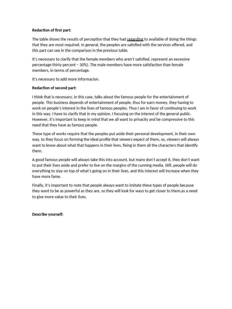 Redaction of First Part | PDF