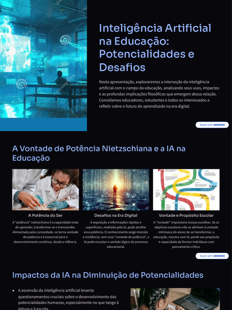 IA na Educação: Potencial e Desafios | PDF | Inteligência artificial ...