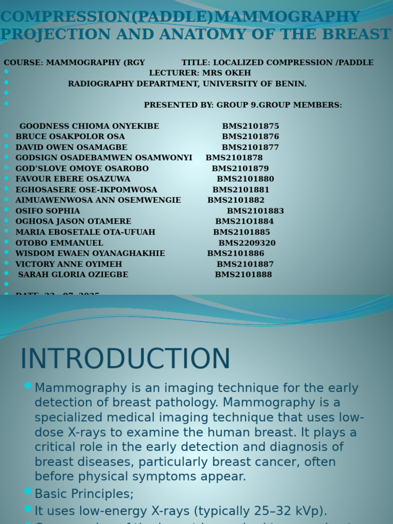 Localized Compression in Mammography | PDF | Mammography | Breast