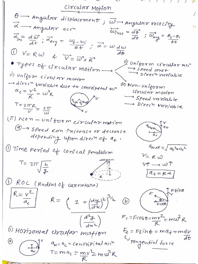 Circular Motion | PDF