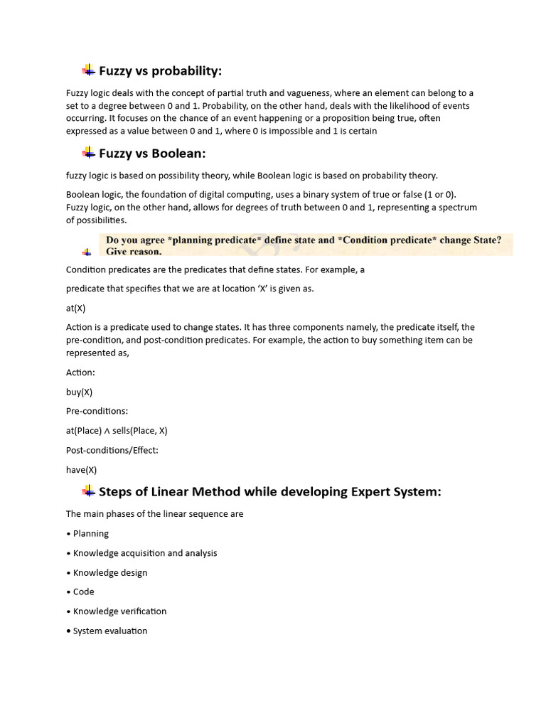 Fuzzy Logic vs Probability and Boolean Logic | PDF | Fuzzy Logic | Logic