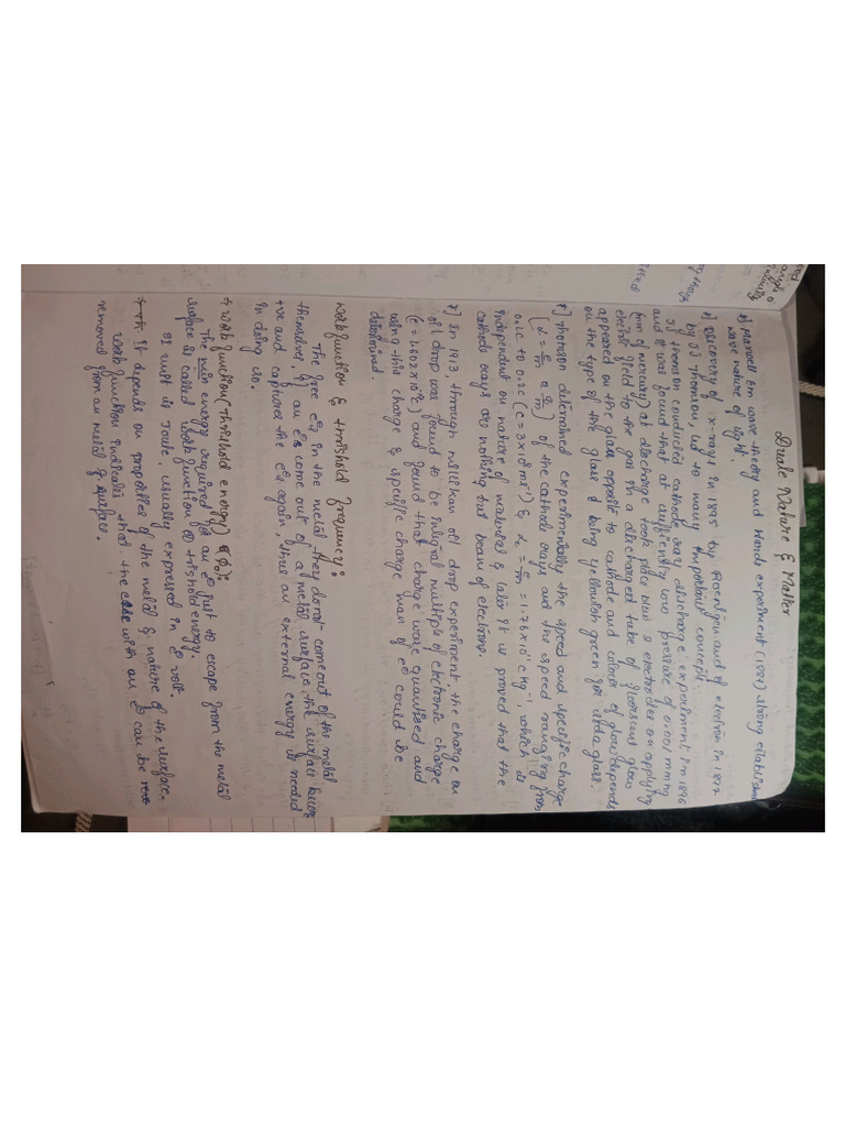 Dual Nature CLG Notes PDF | PDF