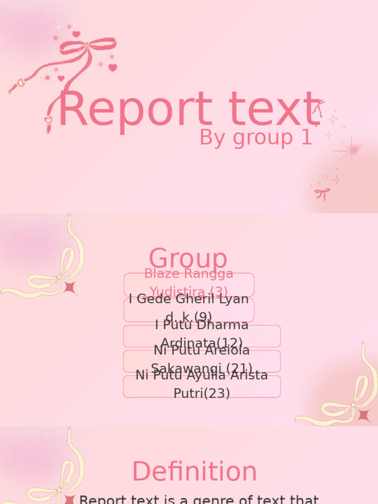 Understanding Report Texts Explained | PDF