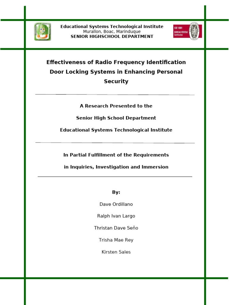 Capstone Research Group 2 | PDF | Computer Security | Security