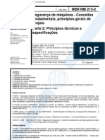 ABNT NBR 00213 - Seguranca de Maquinas - Conceitos Fundamentais P