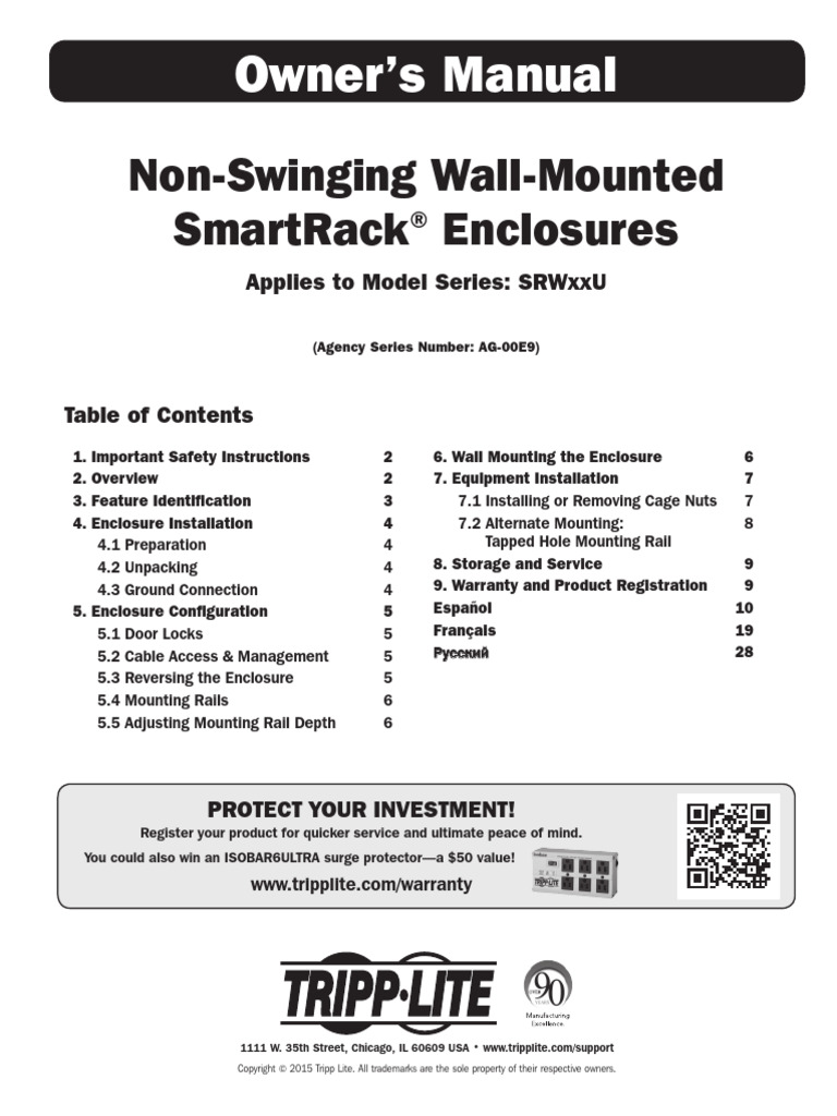 Tripp Lite Owners Manual 753495 | PDF