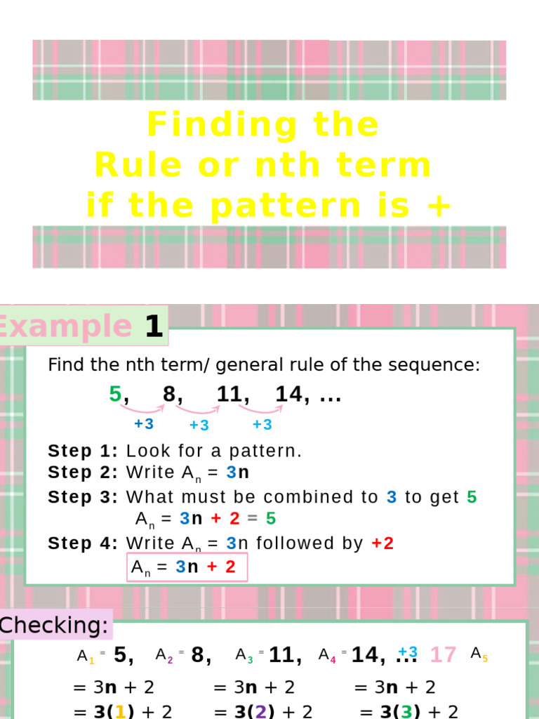 Finding The NTH Term Rule | PDF | Chess | Chess Openings