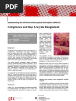 Bangla GAP Analysis GtZ Factsheet