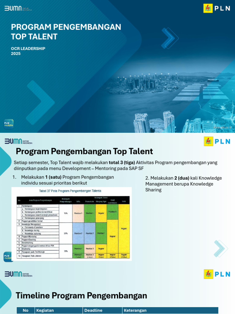 Program Pengembangan Top Talent 2025 | PDF