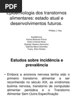 Epidemiologia Dos Trans Tor Nos Aliment Ares