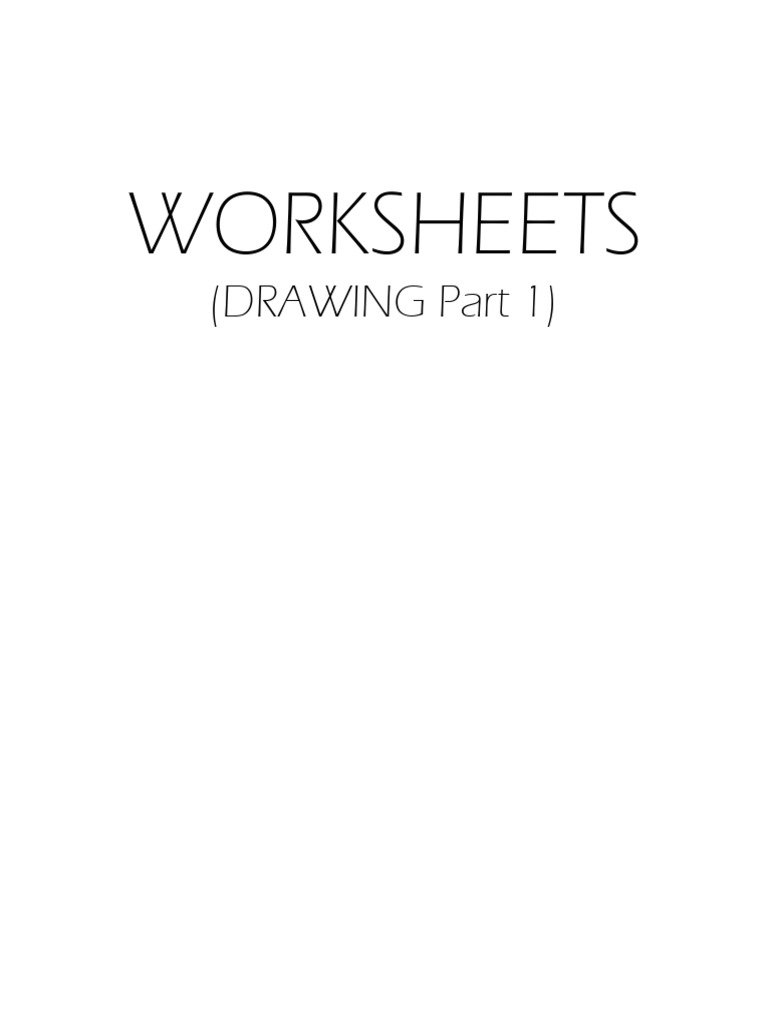3D Drawing and Shading Worksheets | PDF | Drawing | Chess