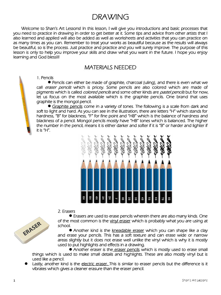 Easy Drawing Techniques for Beginners | PDF | Drawing | Perspective ...
