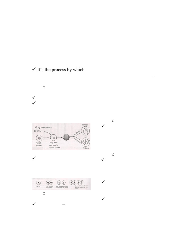 Form 3 Biology Notes on Reproduction | PDF | Meiosis | Flowers