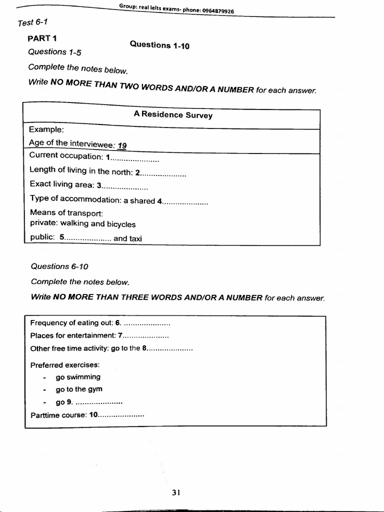 L-Test 6 | PDF