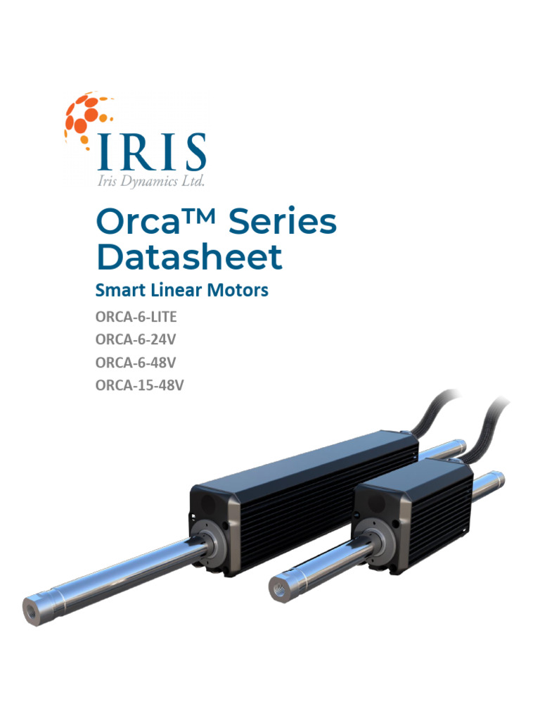 Orca Series Linear Motors Overview | PDF | Programmable Logic ...