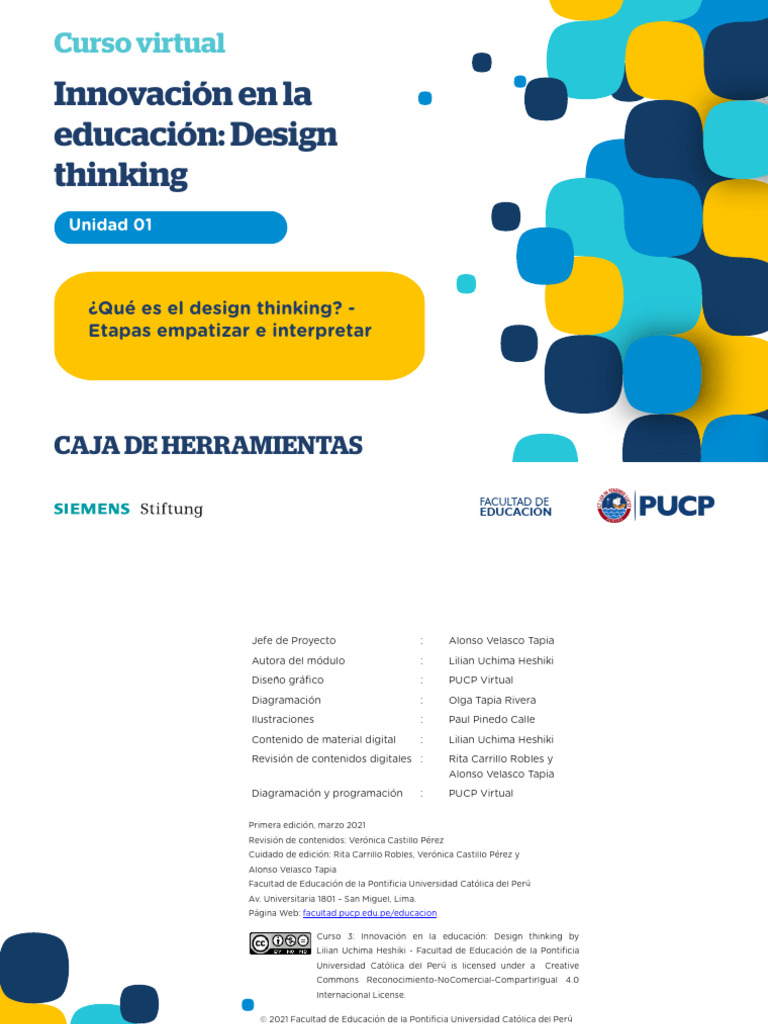 Design Thinking en Educación: Innovación | PDF | El pensamiento de ...