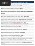 2025 Current Affairs Quiz Answers | PDF | Government Of India
